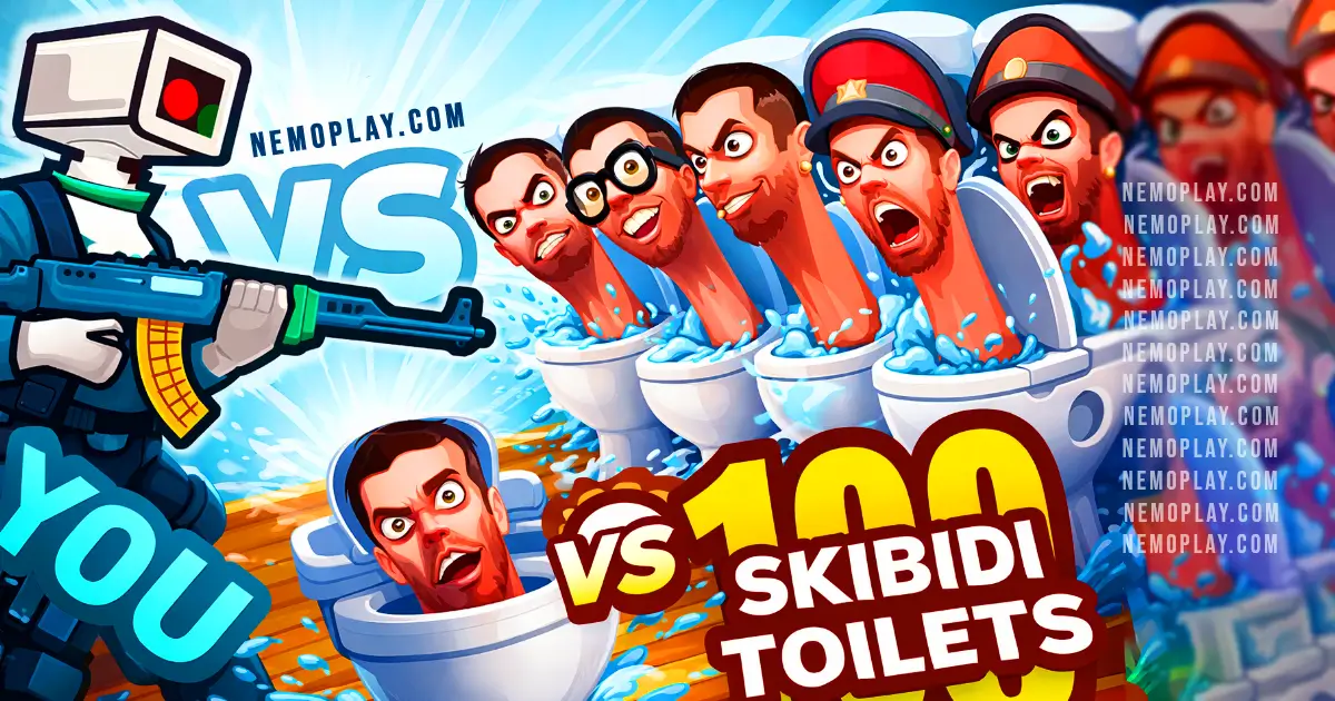 You Vs 100 Skibidi Toilets